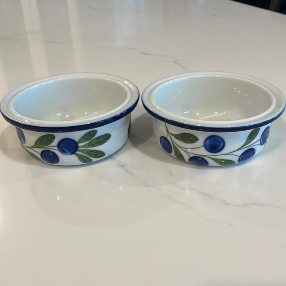 Dansk | Dining | Dansk Blue Berries 5 Inch Ramekins | Poshmark